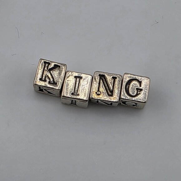 925 STERLING SILVER King BEADS For  NECKLACE Bracelet Jewelry - Picture 1 of 3